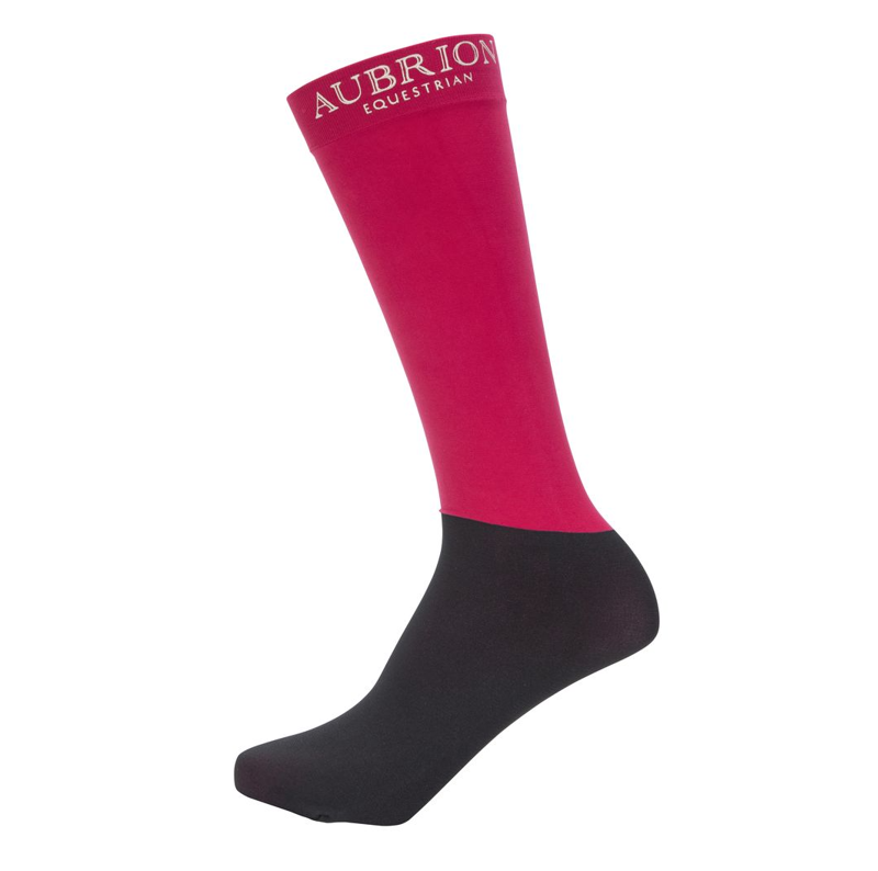 Aubrion Equestrian Junior Socks - Dewberry-2