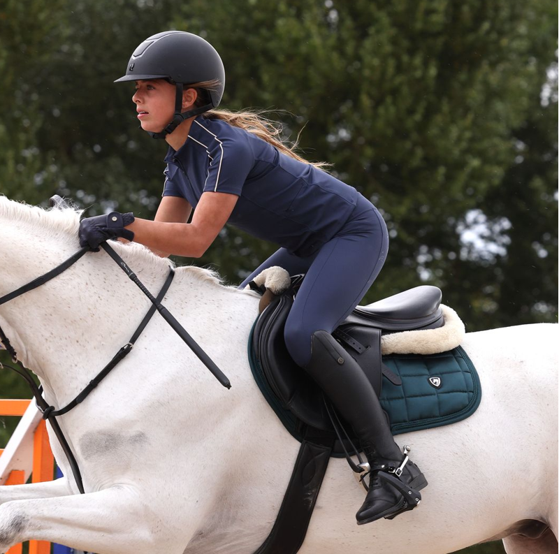 Shires Aubrion Equestrian Junior Riding Tights - Midnight