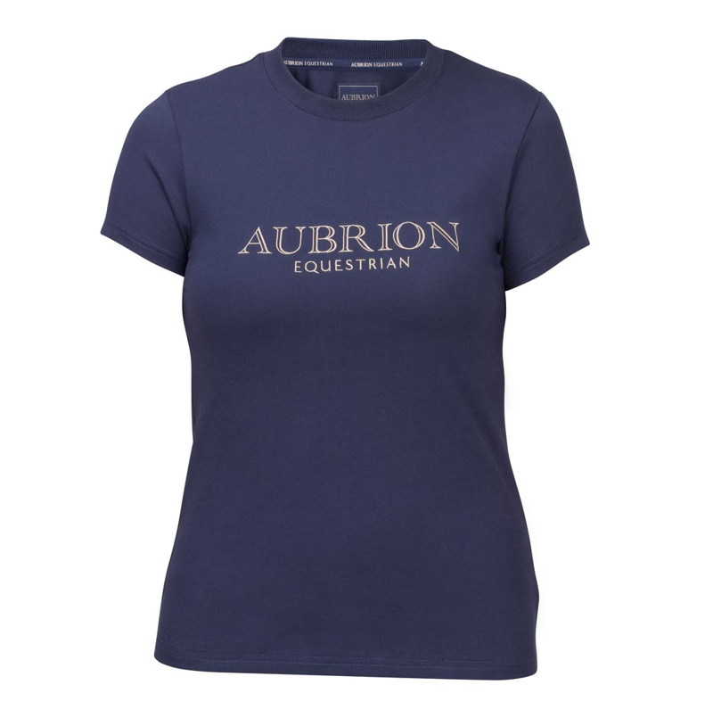Shires Aubrion Equestrian Ladies T- Shirt - Midnight