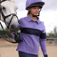 Shires Aubrion Equestrian Junior Button Sweatshirt - Midnight/Heather