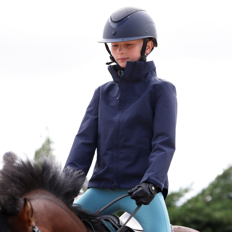Shires Aubrion React Junior Waterproof Coat - Midnight