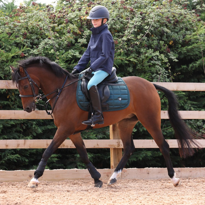 Shires Aubrion React Junior Waterproof Coat - Midnight-2