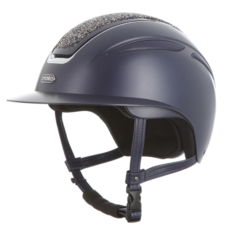 Evoke Callisto Wide Peak Helmet - Navy Crystal