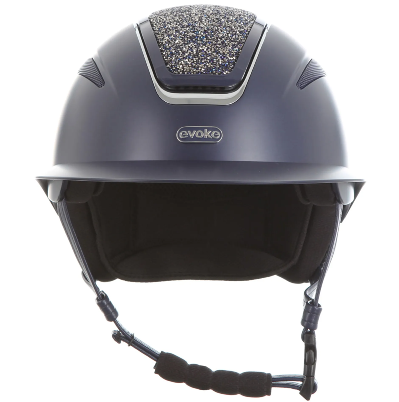 Evoke Callisto Wide Peak Helmet - Navy Crystal-1