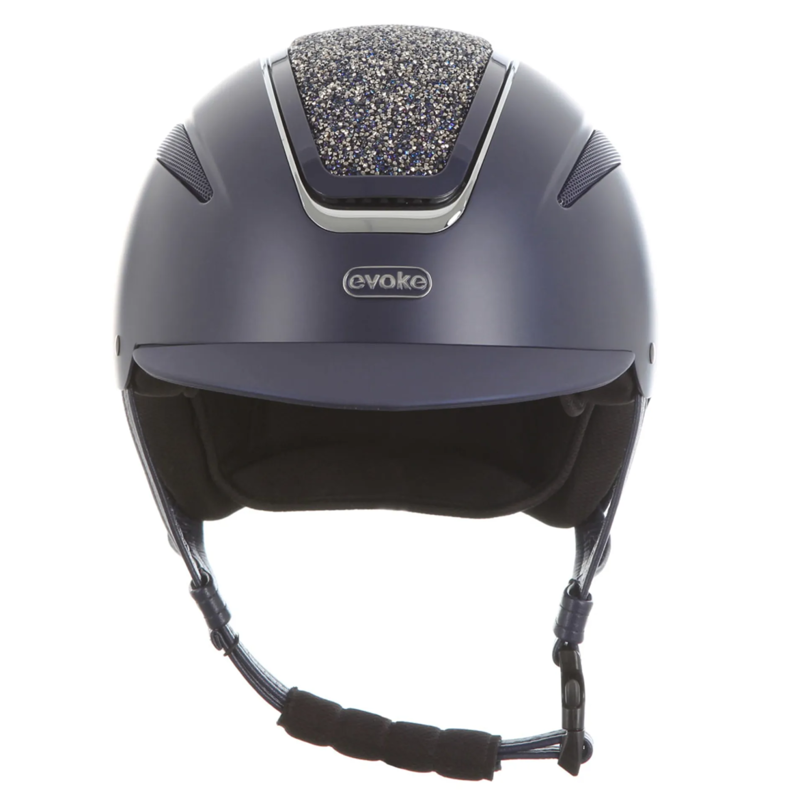 Evoke Callisto Classic Peak Helmet - Navy Crystal-2