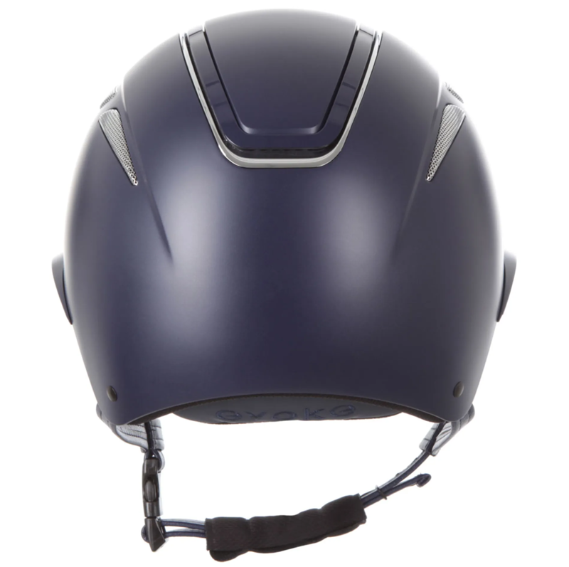 Evoke Callisto Wide Peak Helmet - Navy/Chrome-2