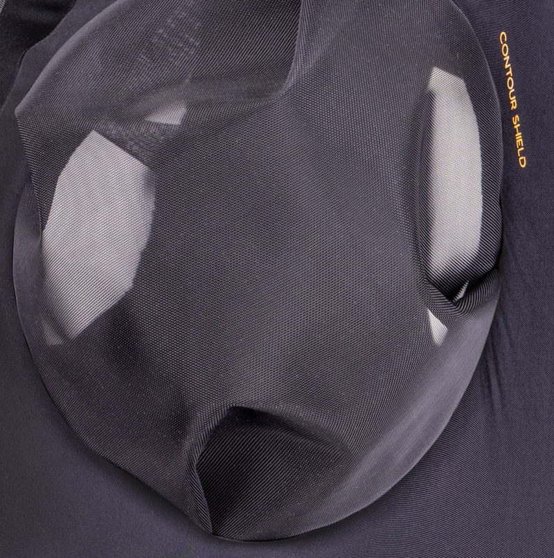 Shires FlyGuard Pro Stretch Fly Mask With Ear Holes - Jet-1