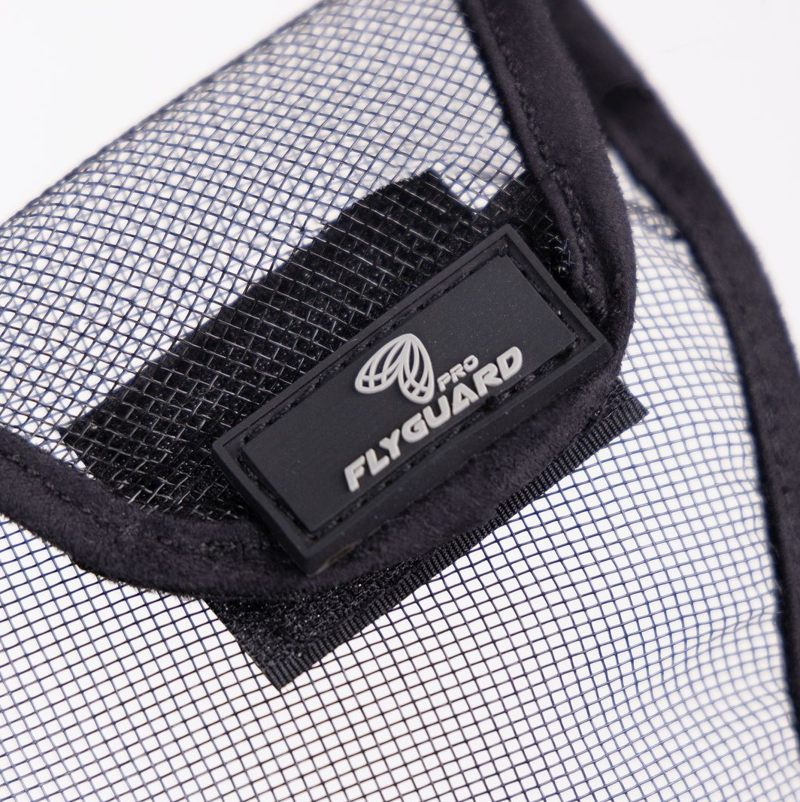 Shires FlyGuard Pro Grackle Bridle Nose Net - Black-2
