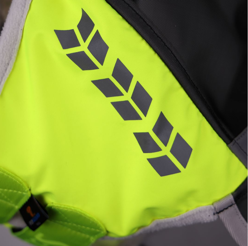 Shires FlyGuard Pro Hi-Viz Fine Mesh Fly Mask With Ears - Yellow-6