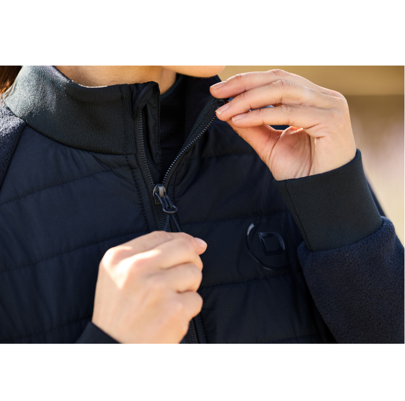 Dublin Insulated Ladies Hybrid Jacket - Navy-3