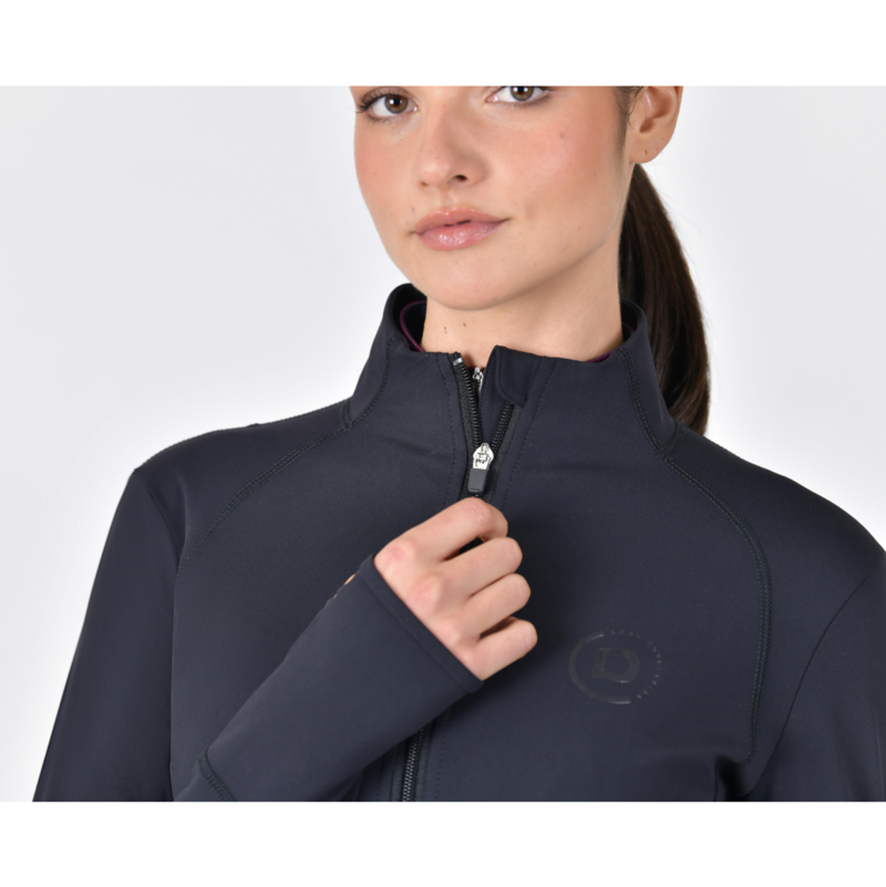 Dublin Versatile Ladies Fitted Zip Through Jacket - Black-2