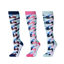 Dublin 3 Pack Adults Socks - Multi Horse Trio 