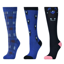 Dublin Kids 3 Pack Socks - Cornflower Peekaboo Pony 