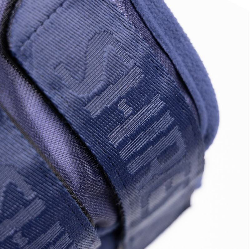 Shires FlyGuard Pro Mesh Fly Mask With Ears and Square Nose - Navy-2