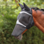 Shires FlyGuard Pro Mesh Fly Mask With Ears and Square Nose - Jet