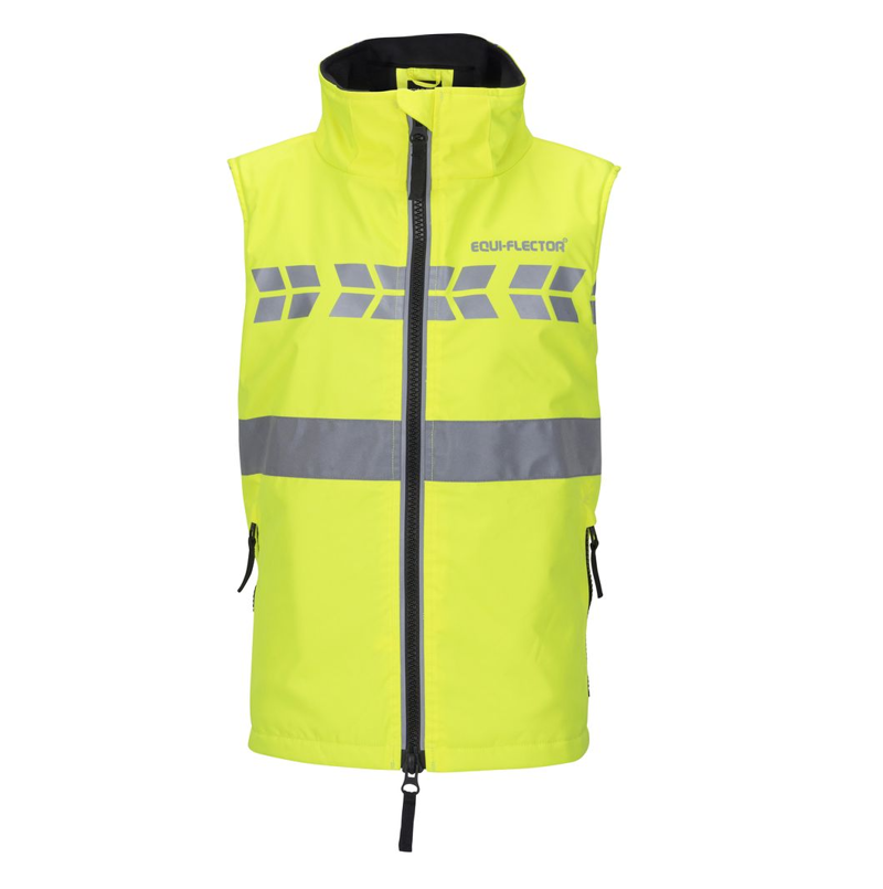Shires EQUI-FLECTOR Children's Gilet - Yellow