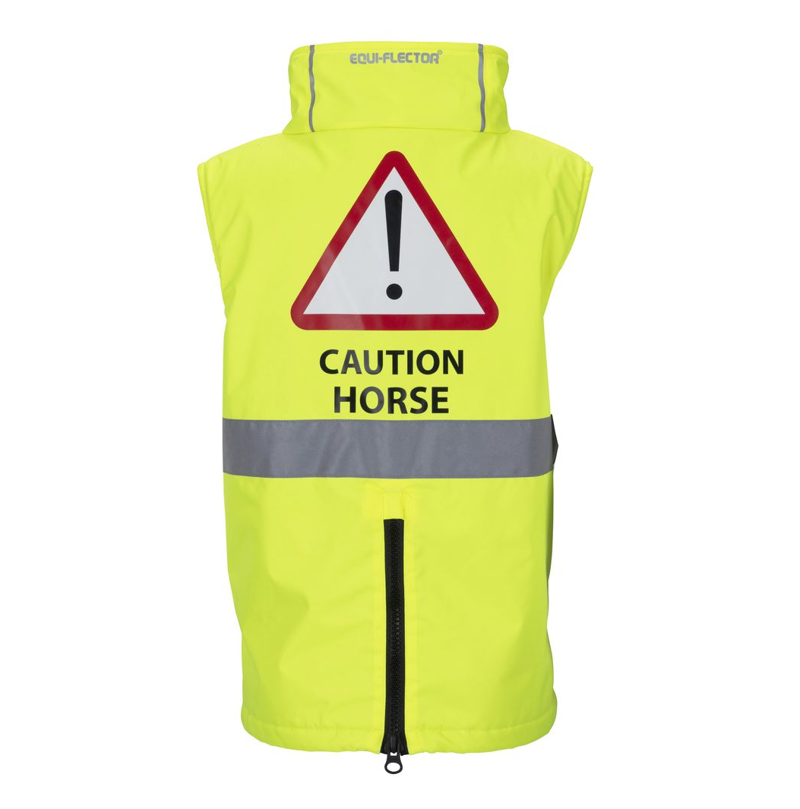 Shires EQUI-FLECTOR Children's Gilet - Yellow-1