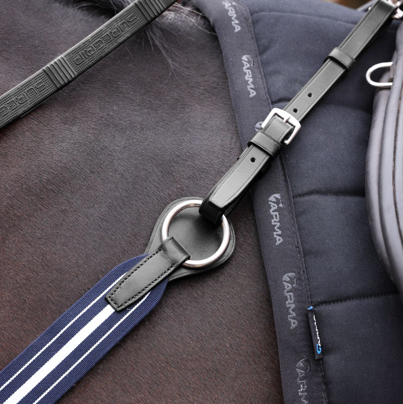 Shires Velociti LUSSO Opus Elastic Breastplate - Black-3