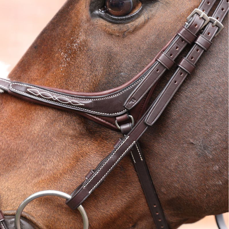 Shires Velociti LUSSO Opus Grackle Bridle - Havana-2