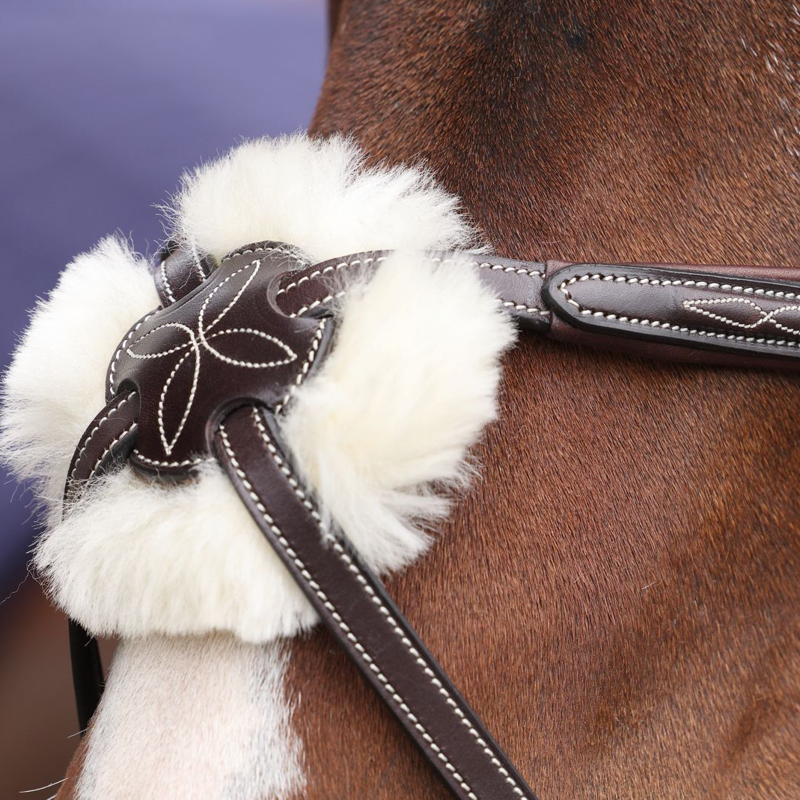 Shires Velociti LUSSO Opus Grackle Bridle - Havana-1