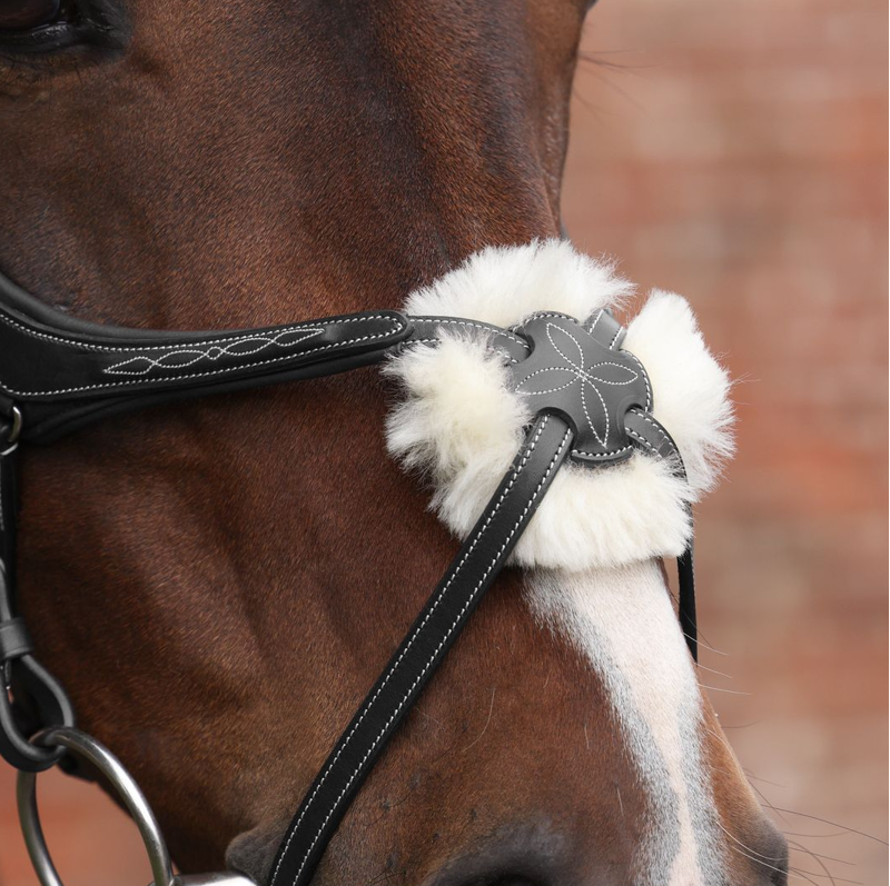 Shires Velociti LUSSO Opus Grackle Bridle - Black-1