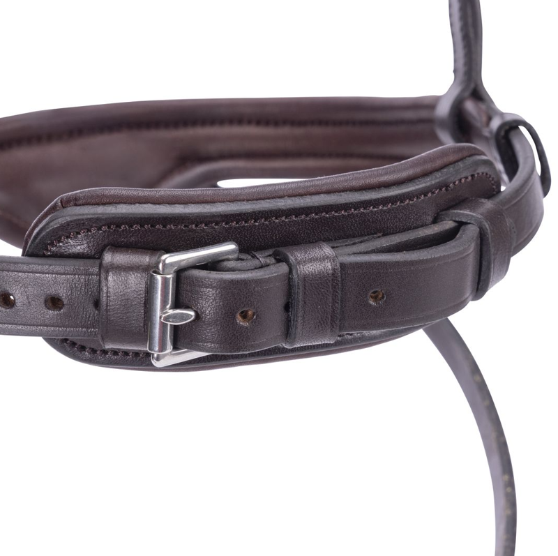 Shires Velociti LUSSO Elite Flash Noseband - Havana-3
