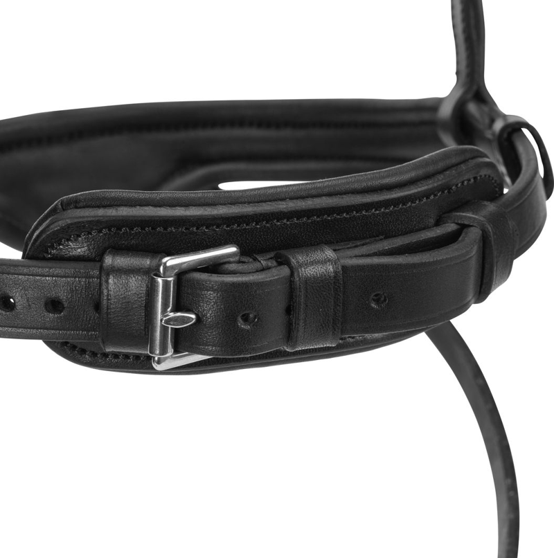 Shires Velociti LUSSO Elite Flash Noseband - Black-2