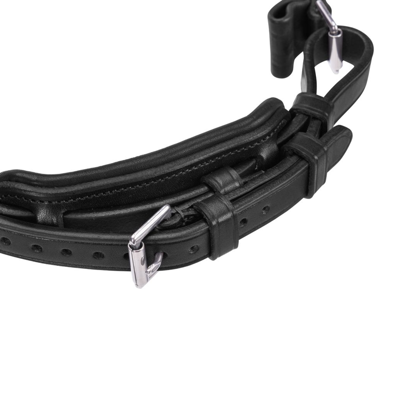 Shires Velociti LUSSO Elite Padded Cavesson Noseband - Black-2