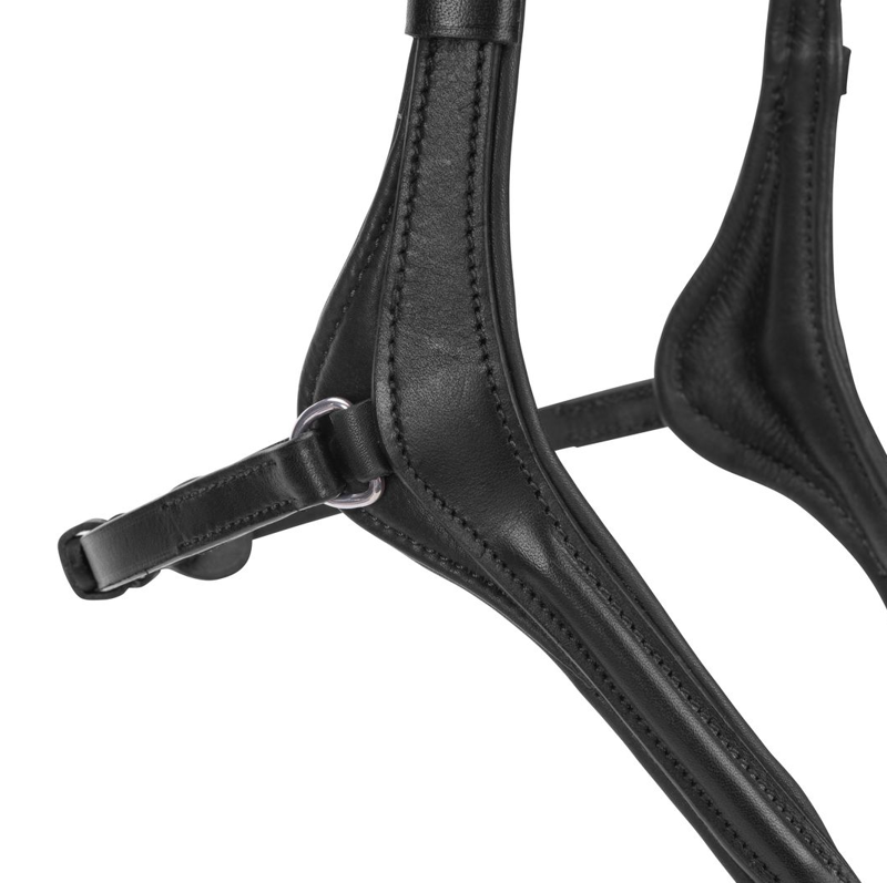 Shires Velociti LUSSO Elite Grackle Noseband - Black-2