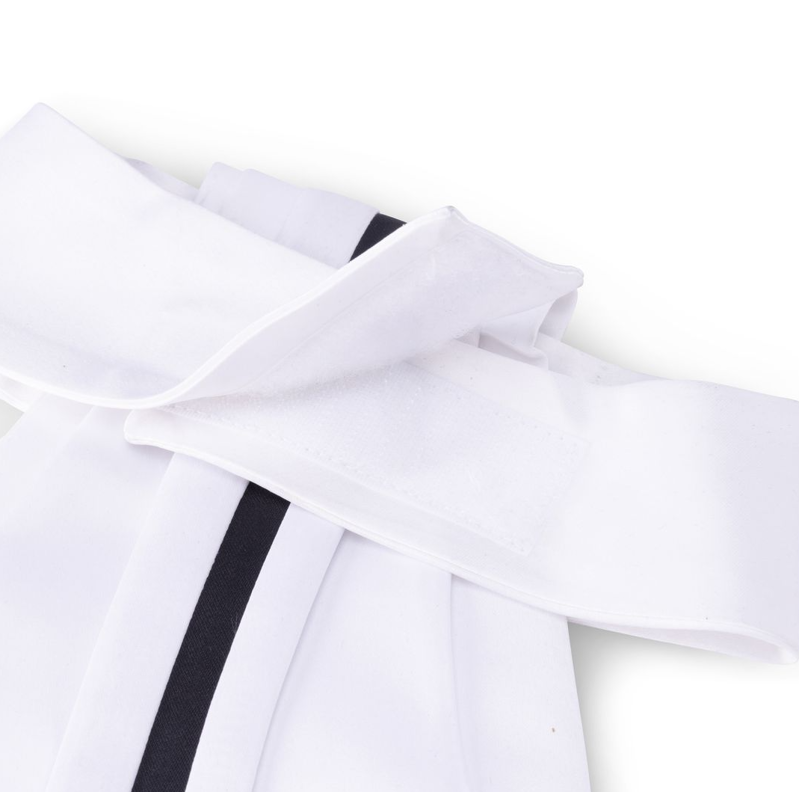 Shires Aubrion Hampton Ready Tied Stock - White/Black-2