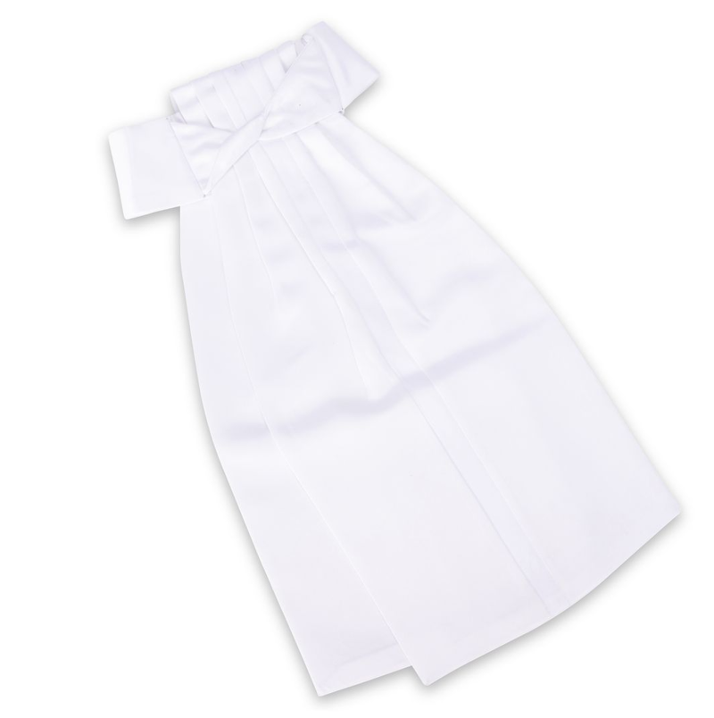 Shires Aubrion Hampton Ready Tied Stock - White-2