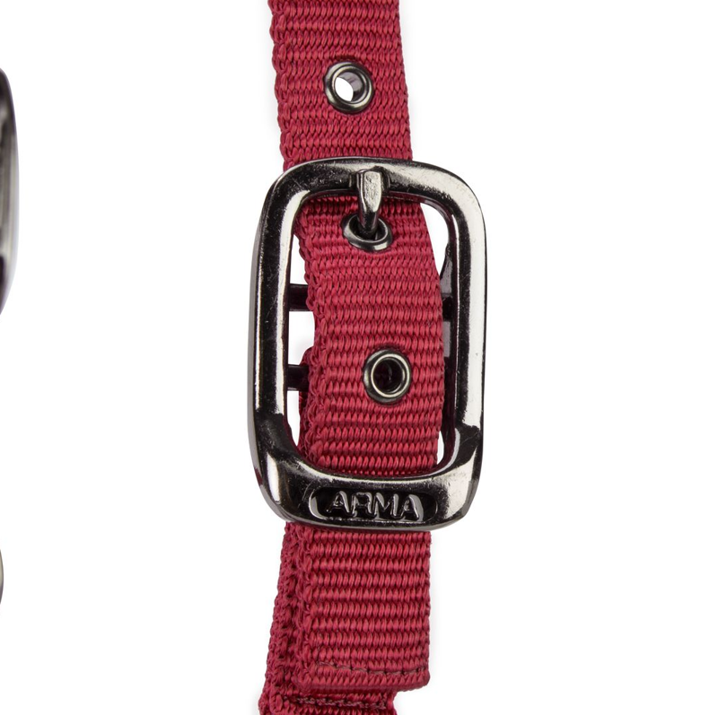 Shires ARMA Pro Padded Headcollar - Red-1