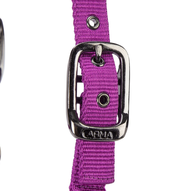 Shires ARMA Pro Padded Headcollar - Raspberry-2