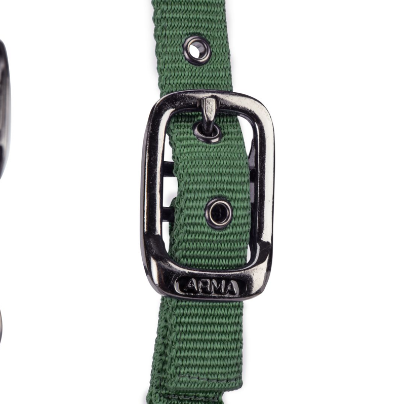 Shires ARMA Pro Padded Headcollar - Dark Green-1