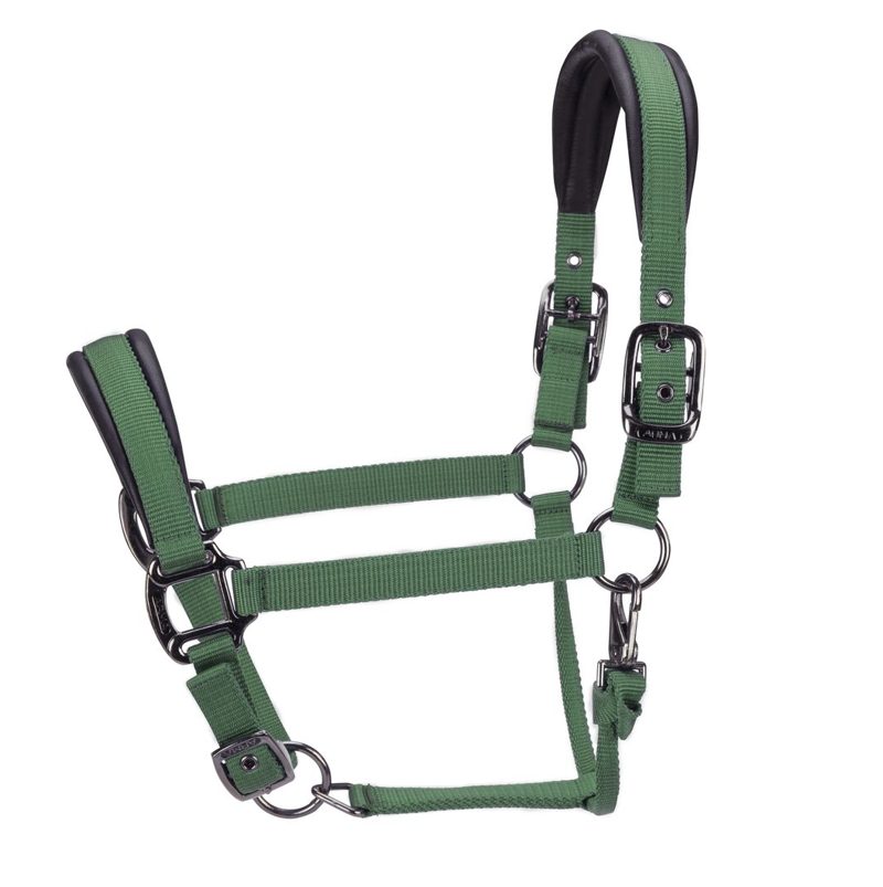 Shires ARMA Pro Padded Headcollar - Dark Green