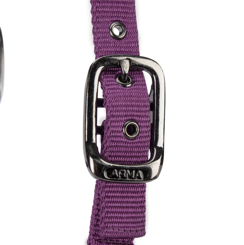 Shires ARMA Pro Padded Headcollar - Burgundy-1