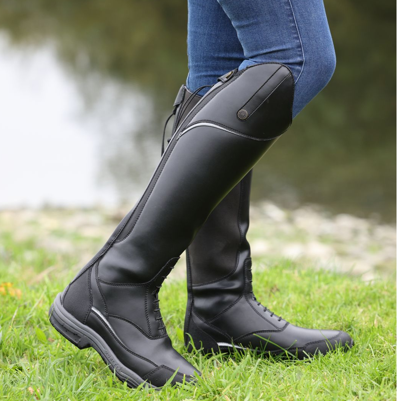 Shires Moretta Azzurra XGRIP Long Riding Boots - Black