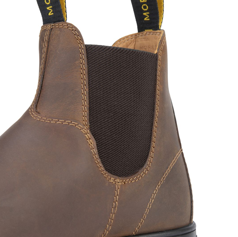 Shires Moretta Ettore Leather Work Boots - Brown-4