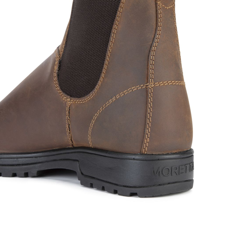 Shires Moretta Ettore Leather Work Boots - Brown-3