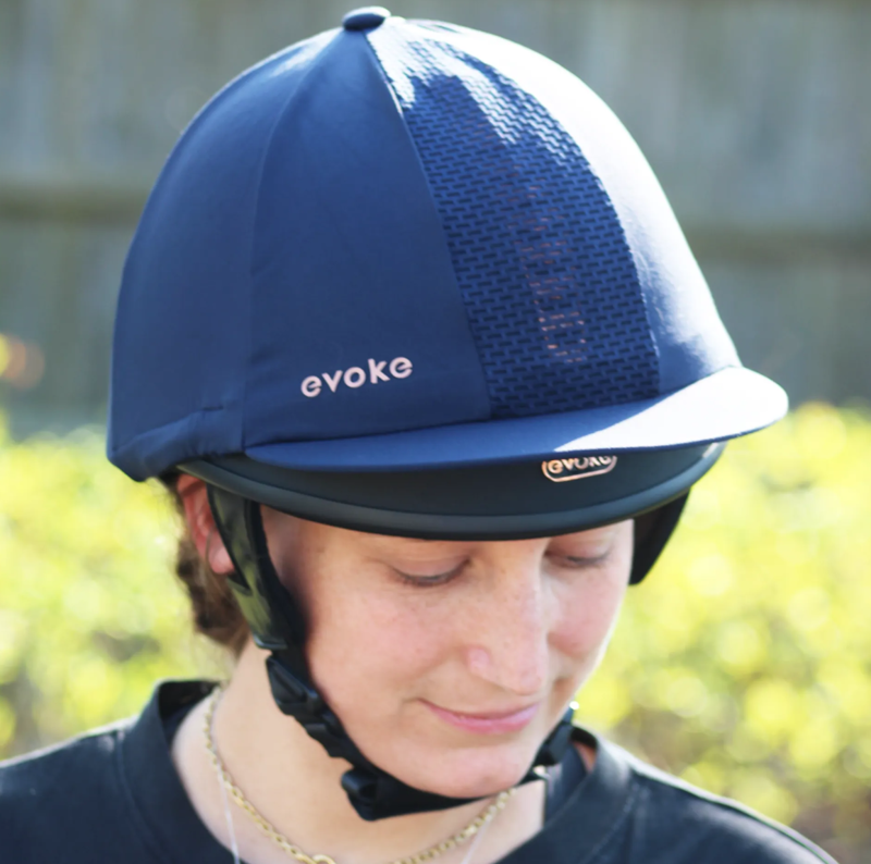 Evoke Vented Hat Silk - Navy