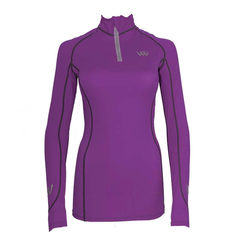 Woof Wear Performance Riding Base Layer - Damson