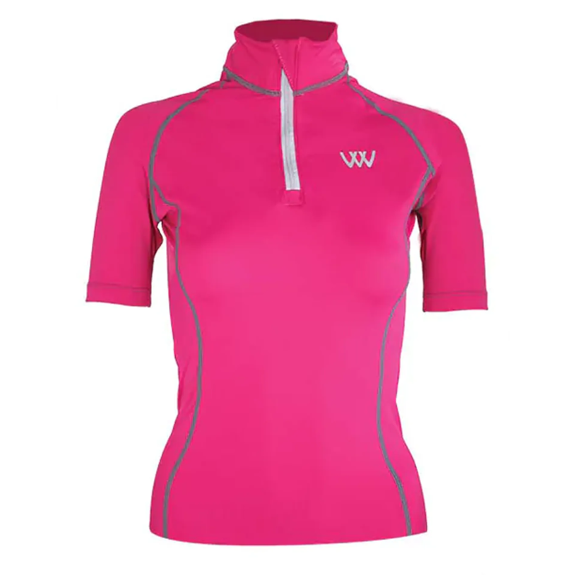 Woof Wear Children's Short Sleeve Base Layer - Berry