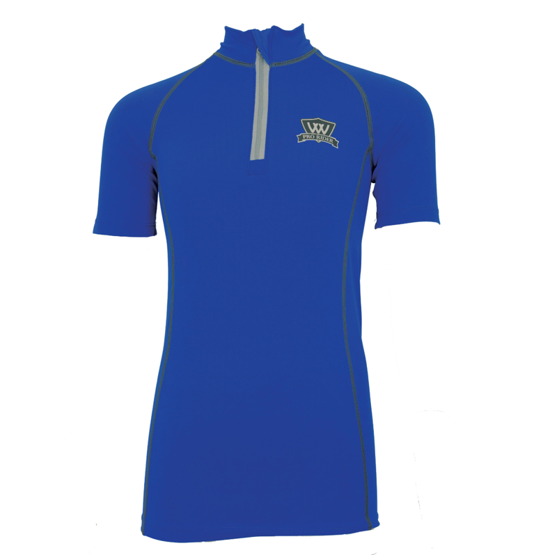 Woof Wear Children's Short Sleeve Base Layer - Electric Blue