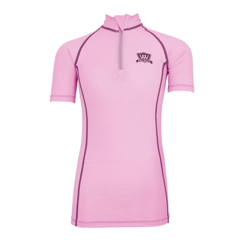 Woof Wear Children's Short Sleeve Base Layer - Lilac