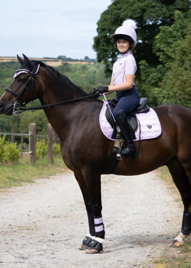 Woof Wear Children's Short Sleeve Base Layer - Lilac-1