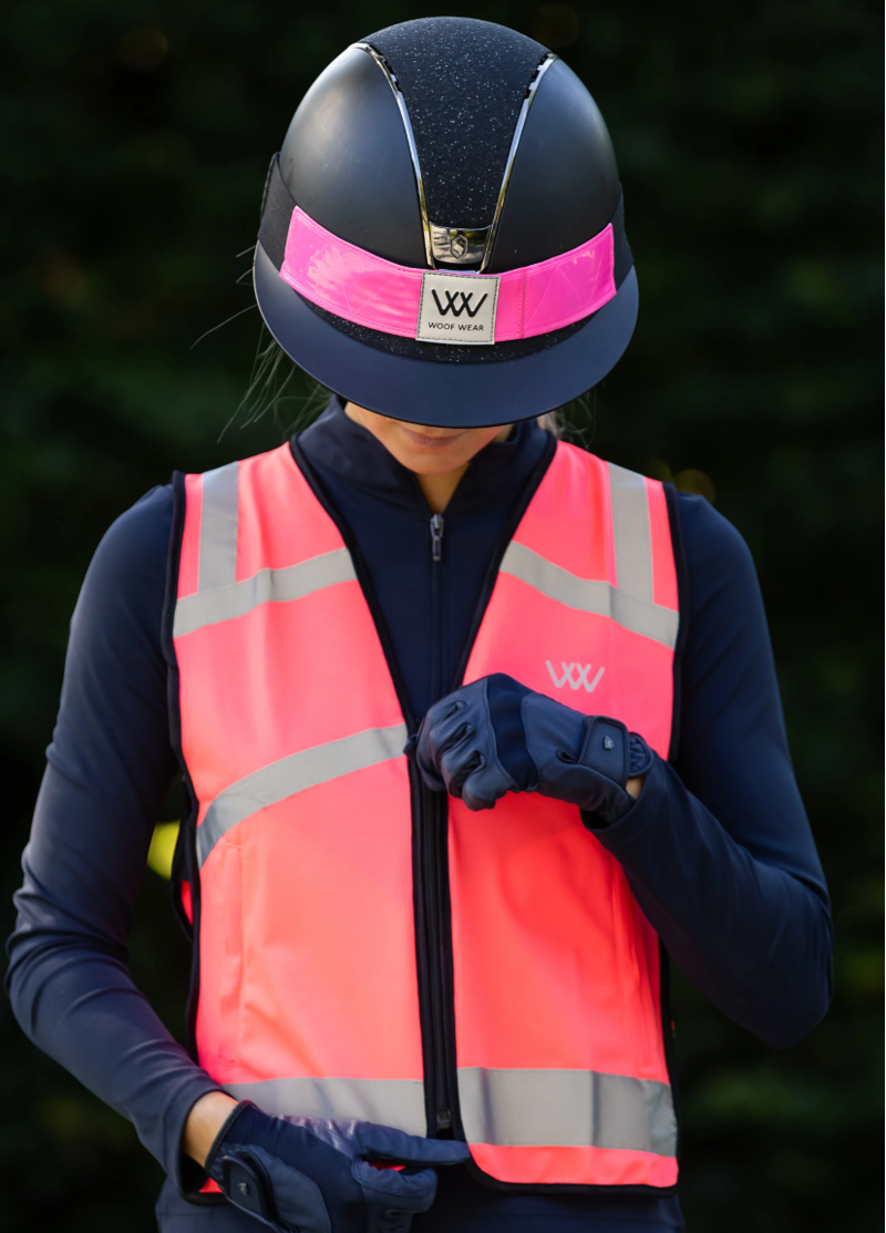 Woof Wear Hi Viz Hatband - Pink -1