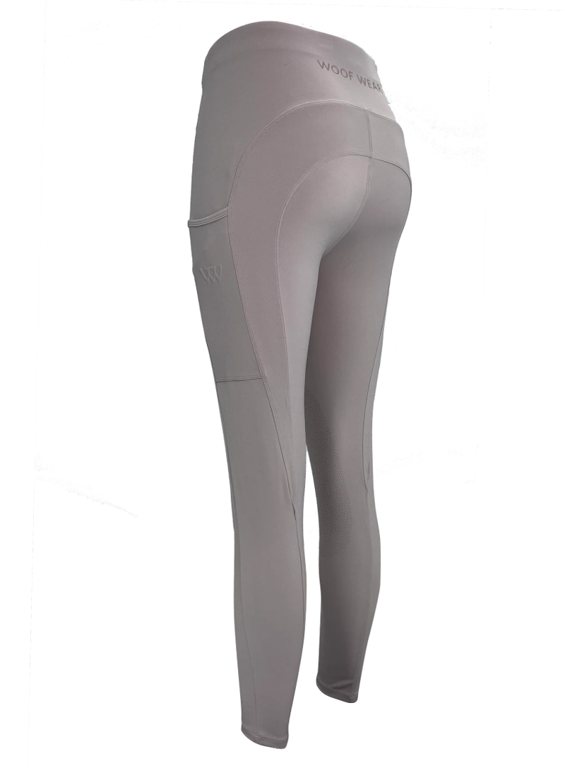 Woof Wear Original Women's Knee Grip Riding Tights - Stone-1