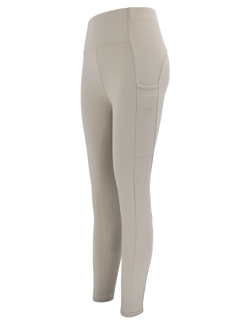 Woof Wear Original Women's Full Seat Riding Tights - Stone