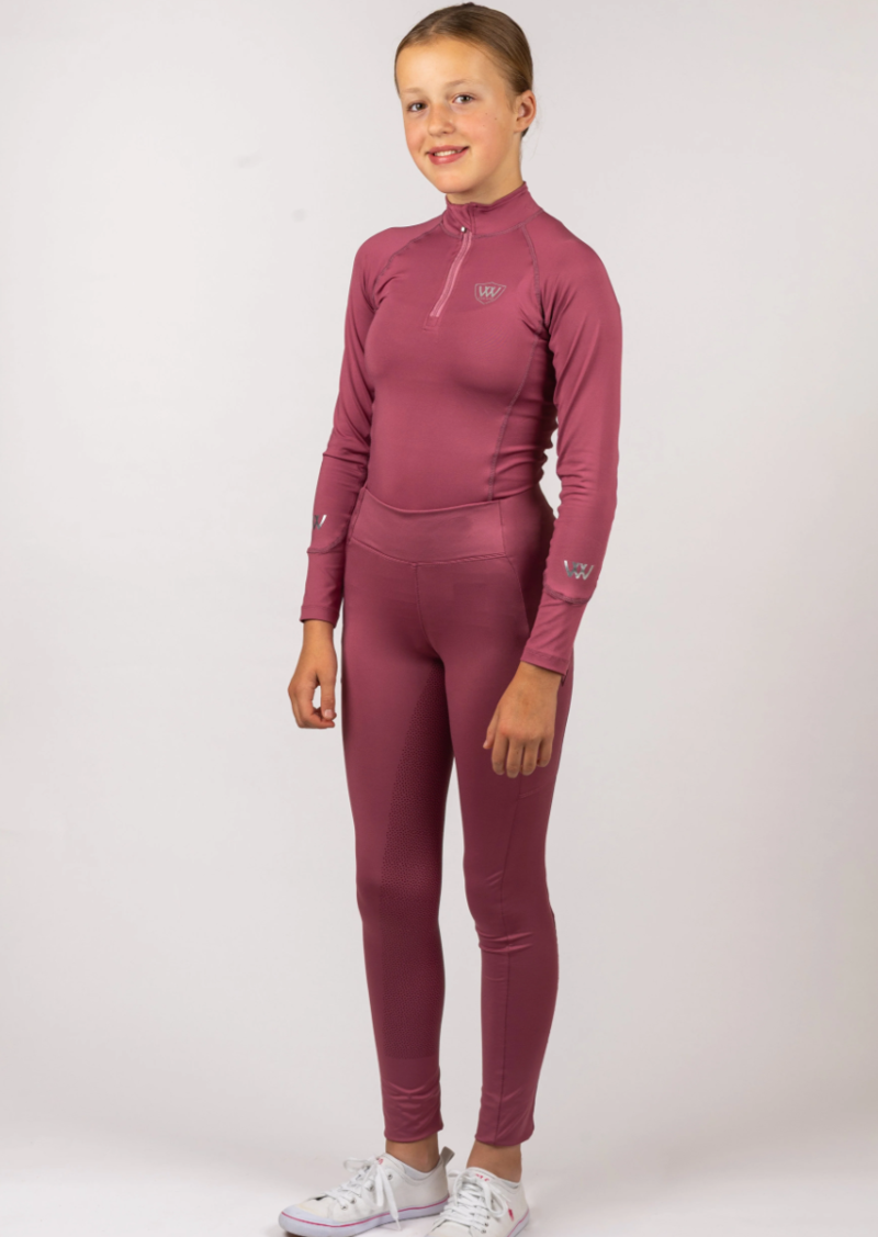 Woof Wear Children's Pro Tights - Rose-1