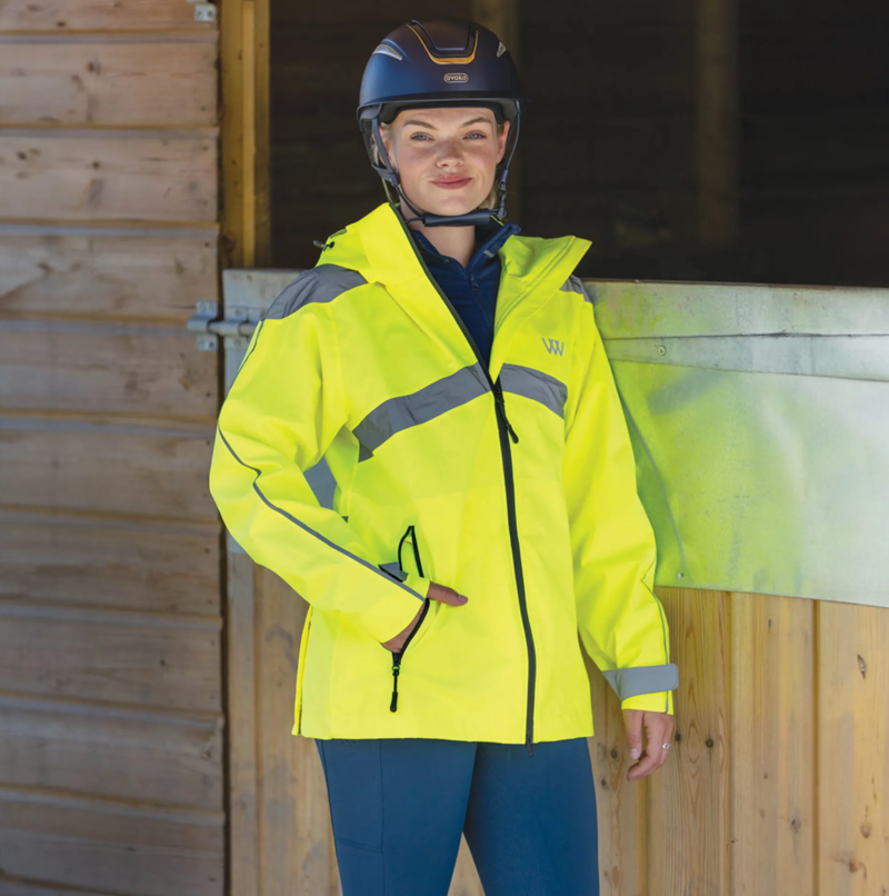 Woof Wear All Season Riding Jacket - Hi Vis Yellow-1